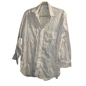 ✨Vintage Burberry’s of London Button Down Striped Sz Medium Shirt✨